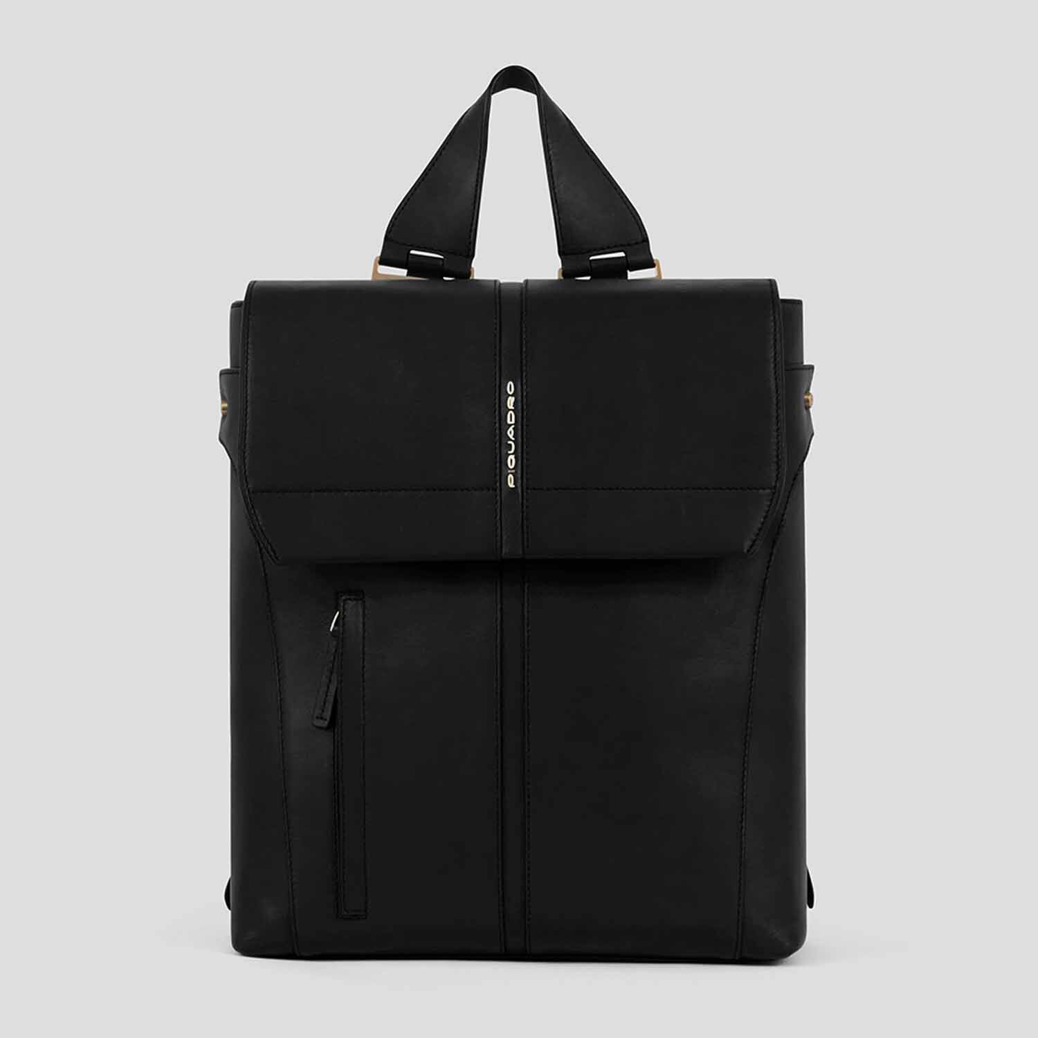Piquadro Ray Laptop-Rucksack Damen 14" Ray schwarz