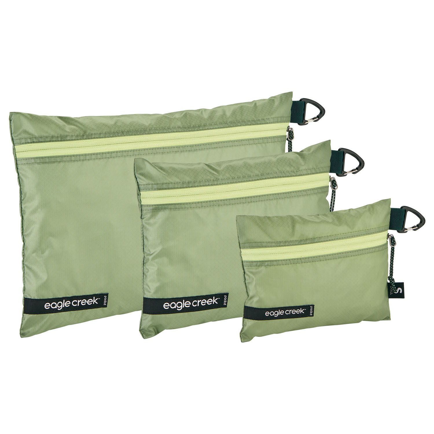 Eagle Creek PACK-IT™ Isolate Sac Set XS/S/M mossy green