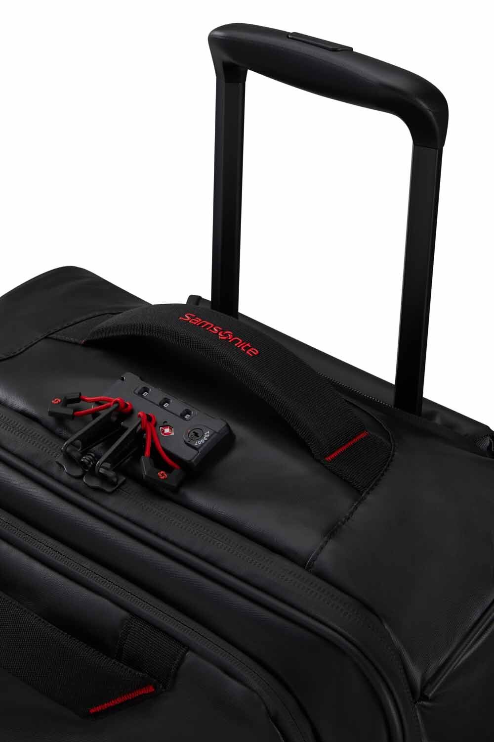 Samsonite Ecodiver Trolley mit 4 Rollen 55cm + GRATIS HOTELGUTSCHEIN Schwarz