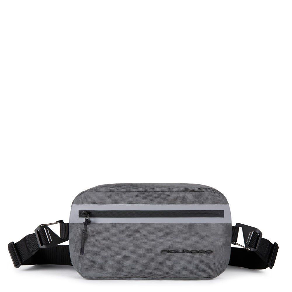 Piquadro PQ-Modular Gürteltasche aus rezykliertem antiviralen Stoff Piquadro PQ-Modular Gürteltasche aus rezykliertem antiviralen Stoff