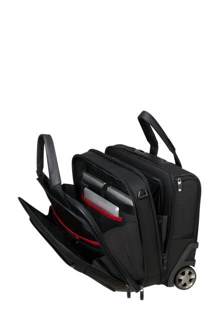 Samsonite Pro-DLX 6 Rolling Tote 15,6" + GRATIS HOTELGUTSCHEIN Black