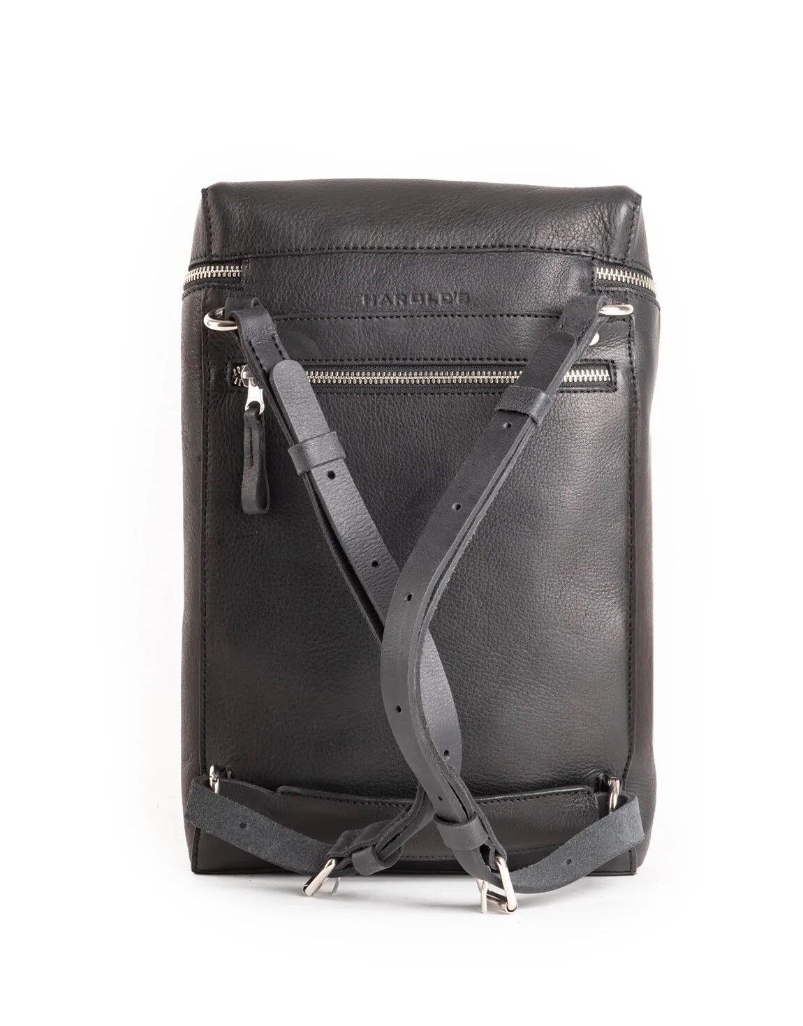 Harold's Box Schultertasche/Rucksack hochkant schwarz