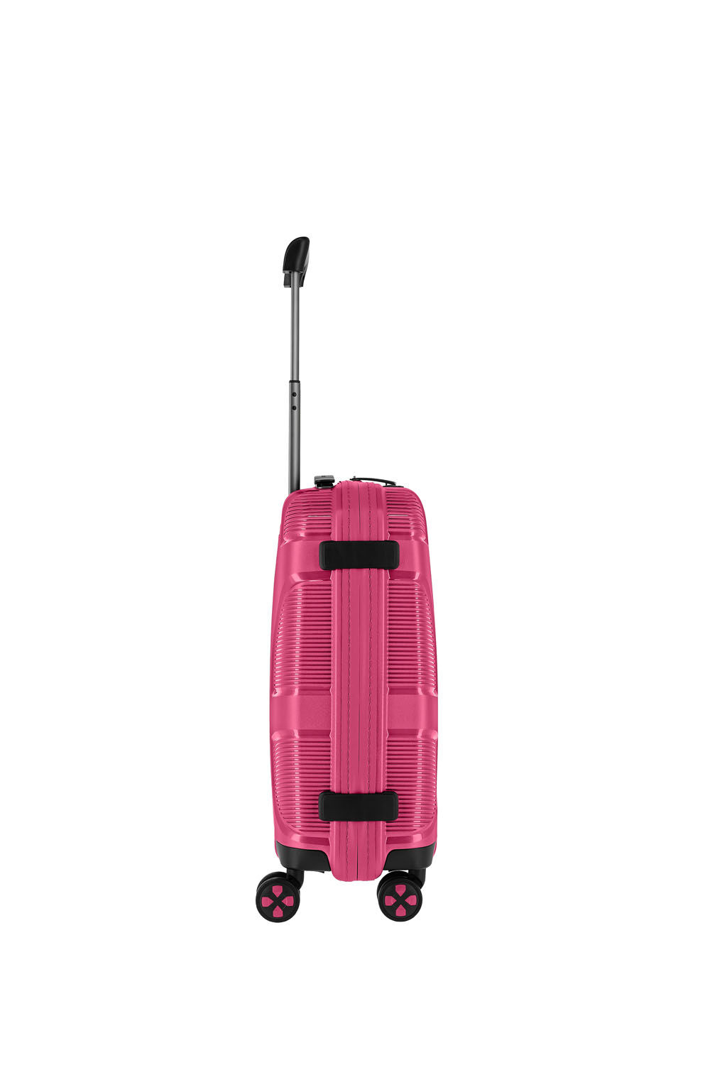IMPACKT IP1 Koffer S, 4-Rollen mit USB-Port Flora pink