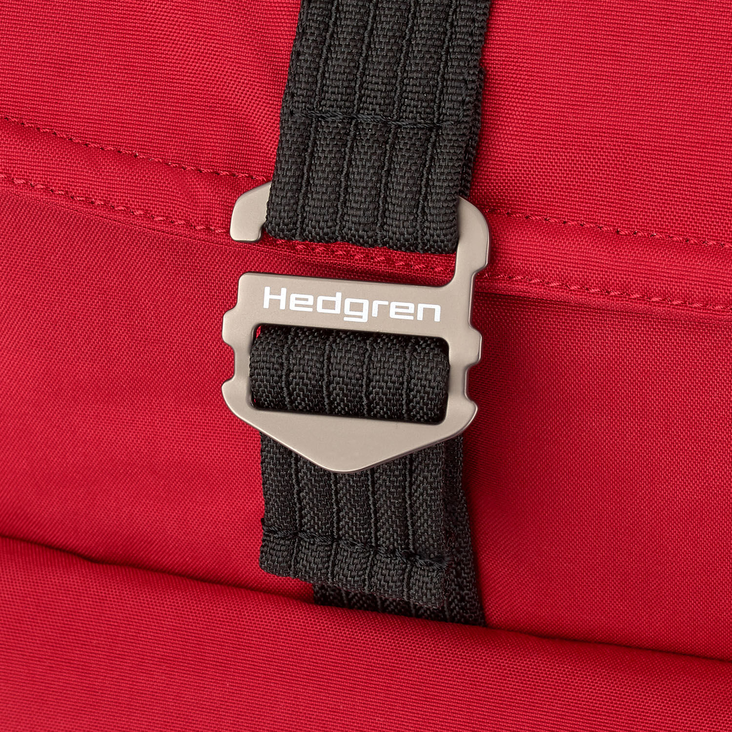 Hedgren Great American Heritage CRUSADE Drawstring Backpack RFID Salsa Red