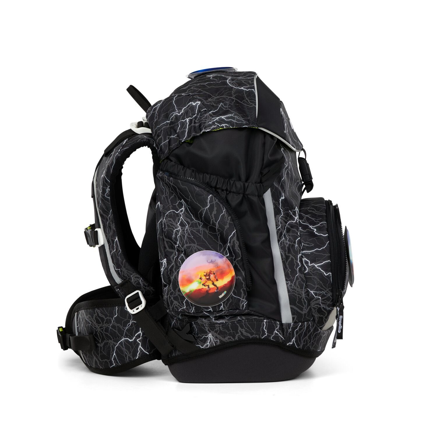 ergobag pack REFLEX GLOW 6-teiliges Schulrucksack-Set 2025 Super ReflektBär
