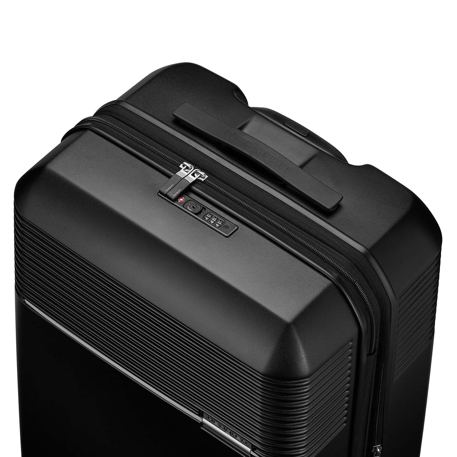 Hedgren Lineo Stripe M, 66cm Trolley erweiterbar Black Hedgren Lineo Stripe M, 66cm Trolley erweiterbar Black