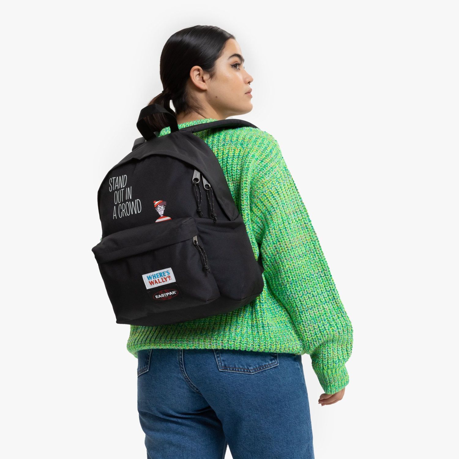 Eastpak Padded Pak'r® SPECIAL EDITION Rucksack Where's Wally Silk Black