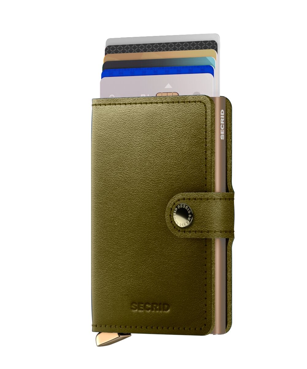 Secrid Miniwallet Premium Dusk MDu-Olive Secrid Miniwallet Premium Dusk MDu-Olive
