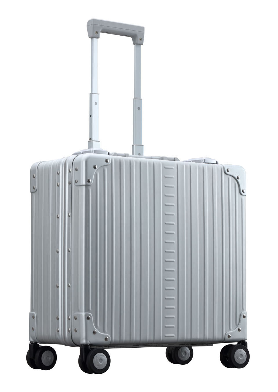 Aleon Business Case Deluxe 4-Rollen 17" Platin - Silber Aleon Business Case Deluxe 4-Rollen 17" Platin - Silber
