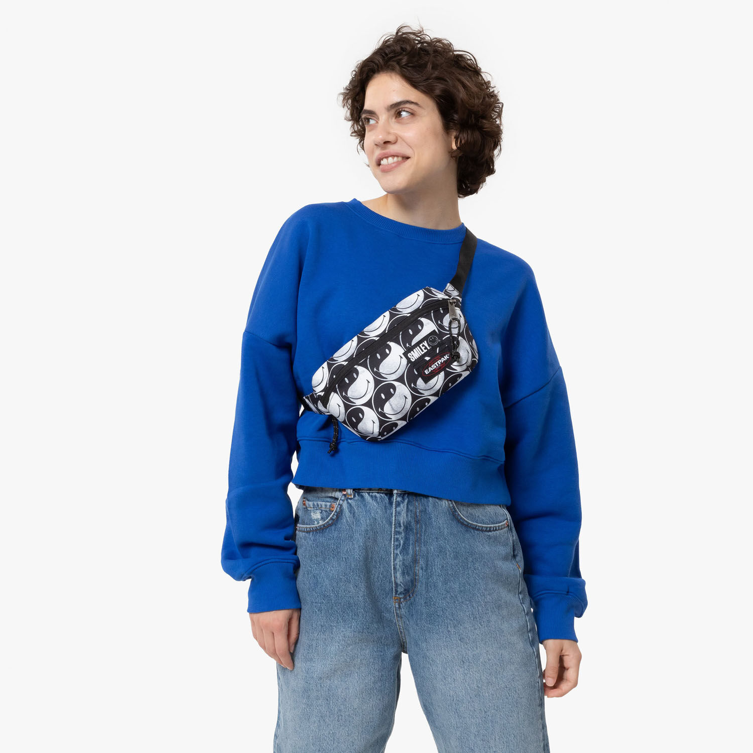 Eastpak SOMMAR Bauchtasche Smiley YY Black Eastpak SOMMAR Bauchtasche Smiley YY Black