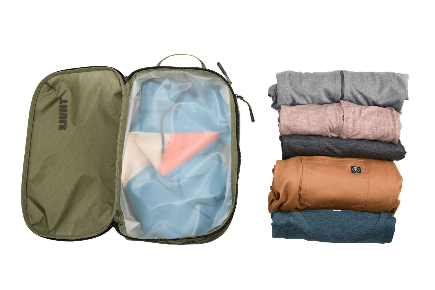 THULE Packing Cube Clean/Dirty Soft Green