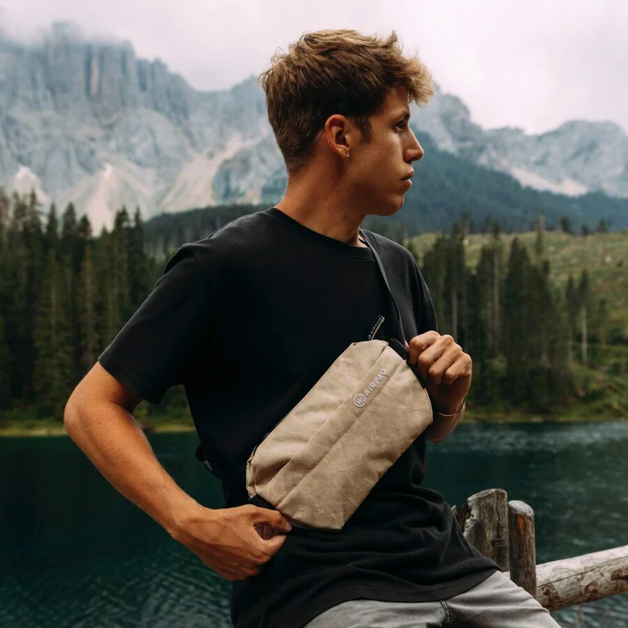 Airpaq Sling Baq Umhängetasche Sling Baq Sand
