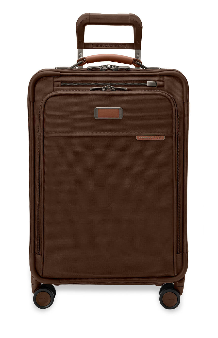 Briggs & Riley Baseline Essential 22" Carry-On Expandable Spinner Chocolate