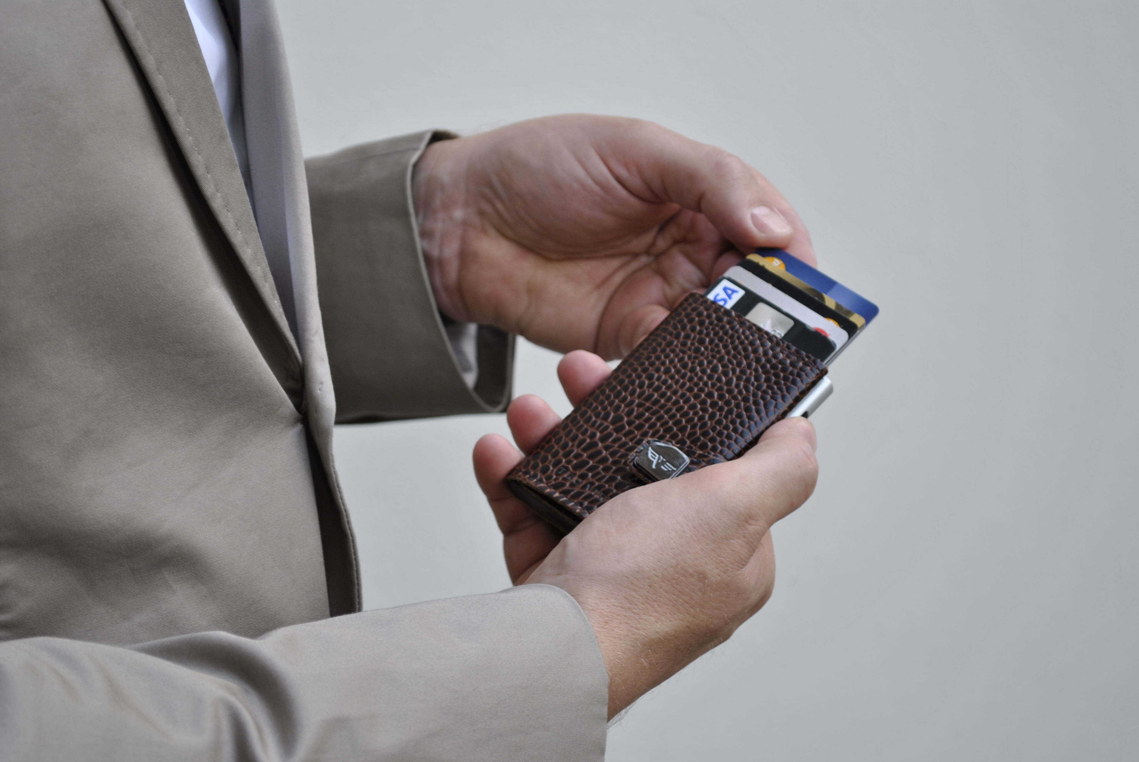 Tru Virtu Click & Slide Wallet *Special Edition* Florence Café/Gold