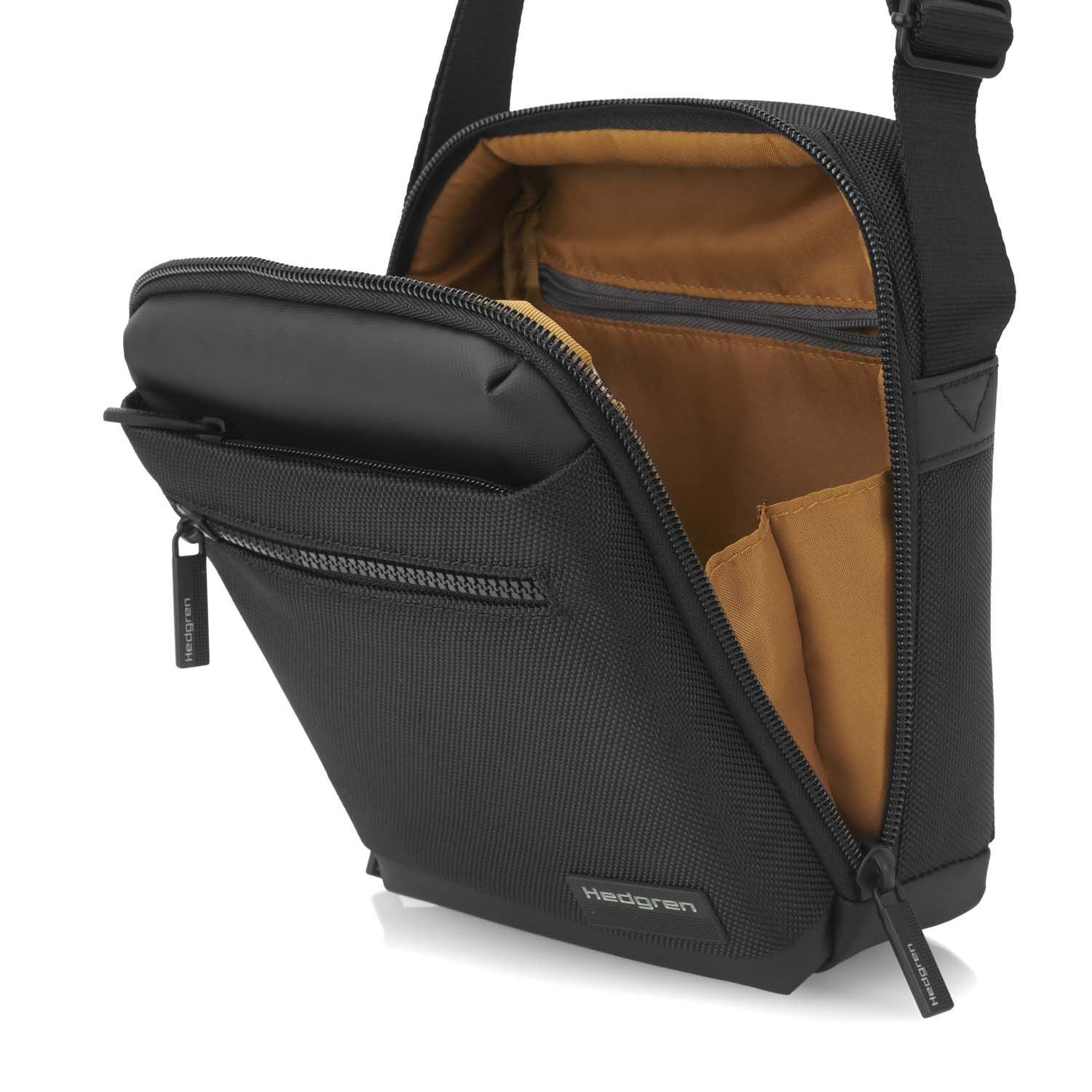 Hedgren Next APP Vertical Crossover Pouch, RFID, 7" Black Hedgren Next APP Vertical Crossover Pouch, RFID, 7" Black