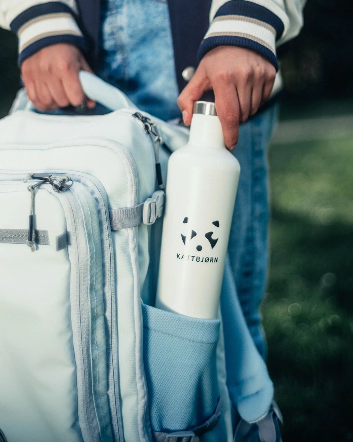 kattbjørn Zubehör Edelstahl-Trinkflasche 500ml weiß kattbjørn Zubehör Edelstahl-Trinkflasche 500ml weiß