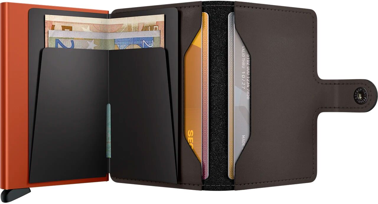 Secrid Miniwallet Matte MM-Truffel & Orange