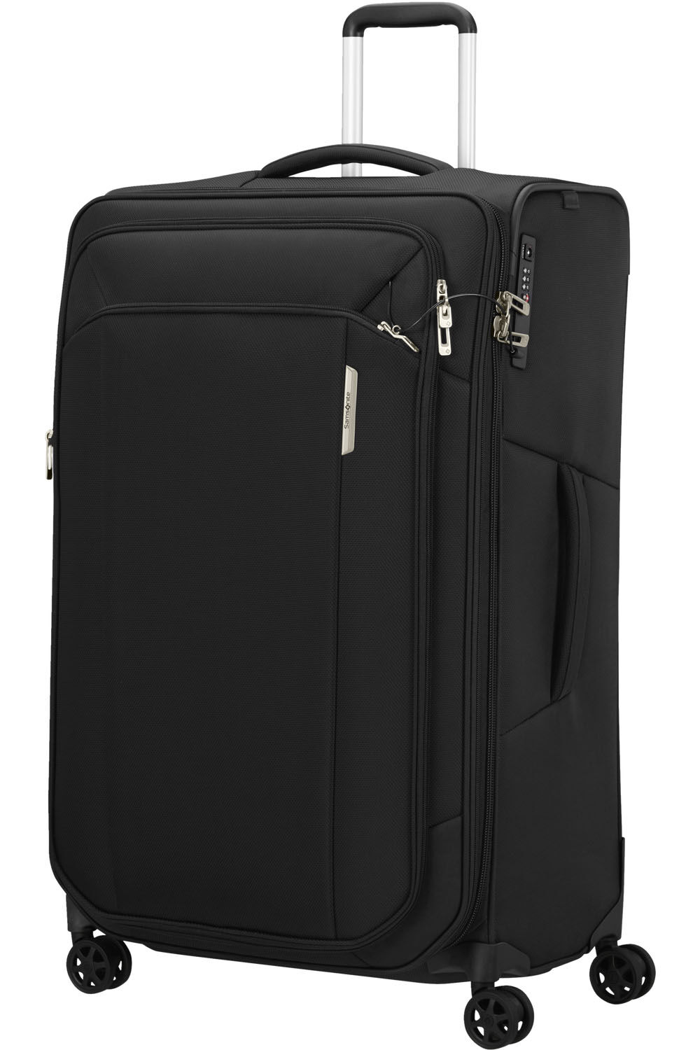 Samsonite Respark Trolley mit 4 Rollen erweiterbar 79cm + GRATIS HOTELGUTSCHEIN Ozone Black