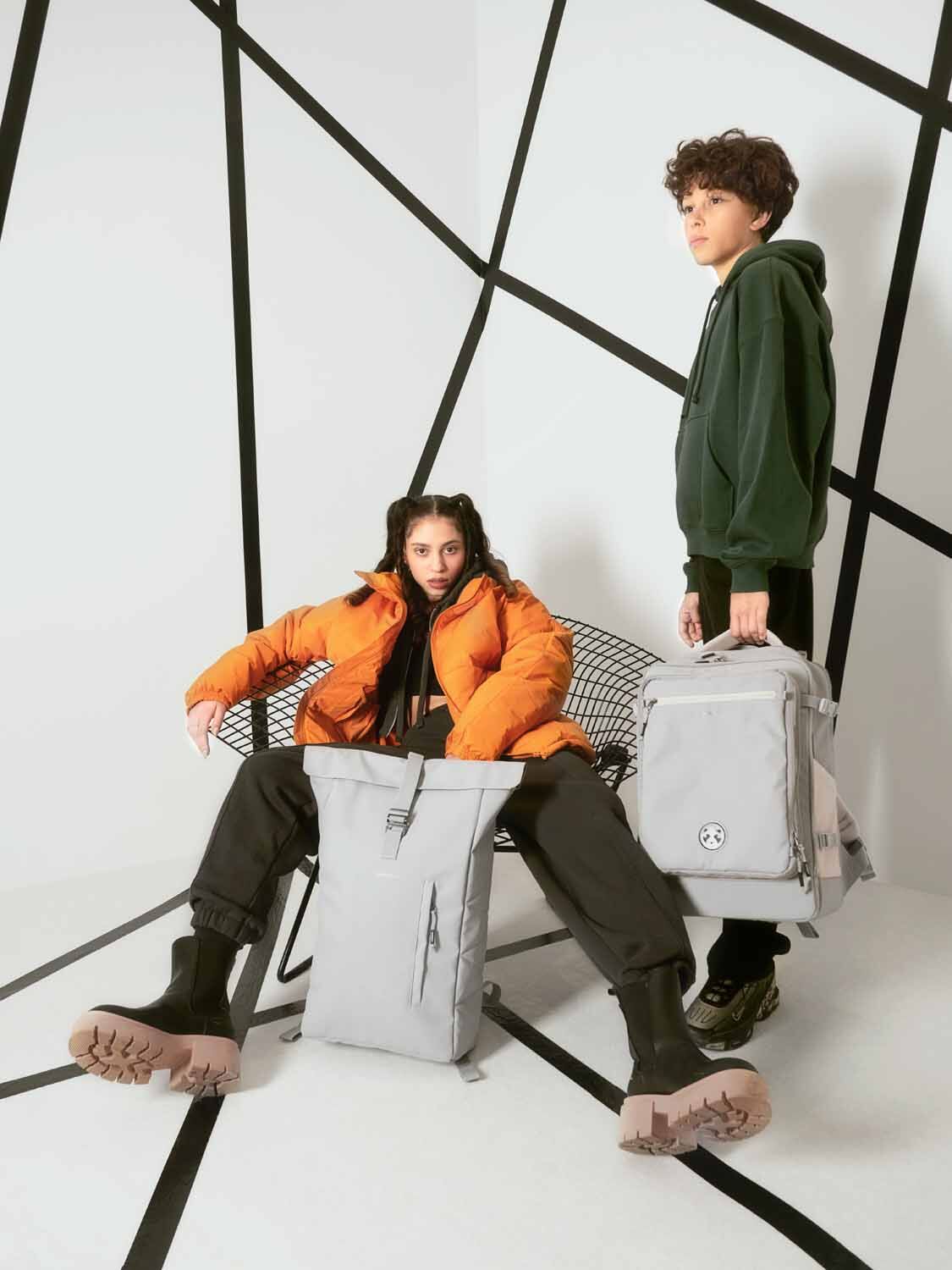 kattbjørn Rolltop mit 15" Laptopfach Asphalt Grey