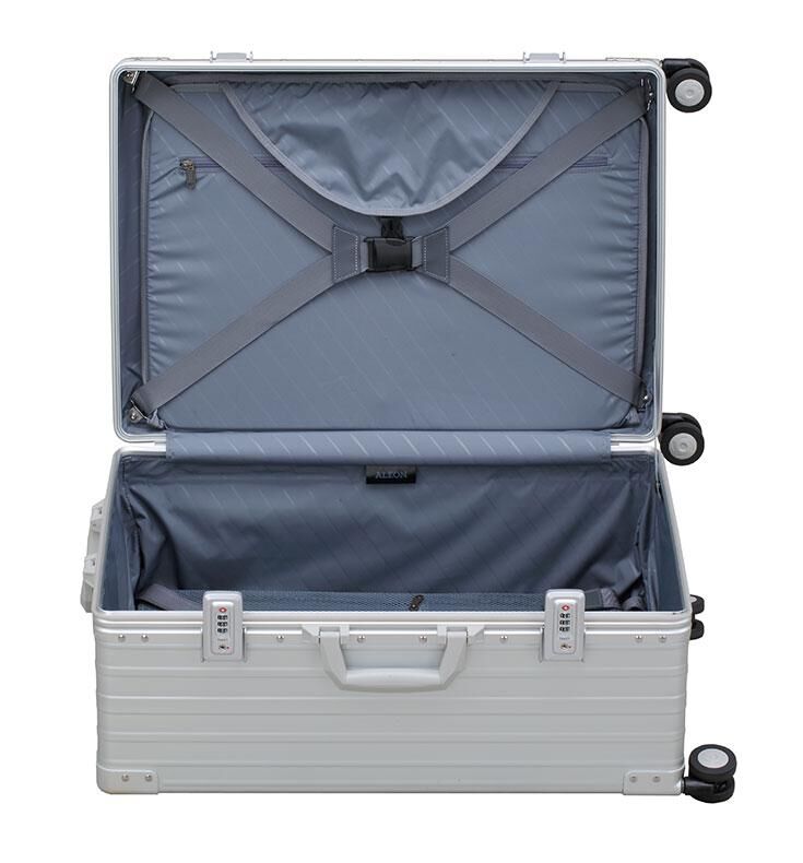Aleon Traveler Suiter Koffer 26", mit Kleidersack Platin - Silber