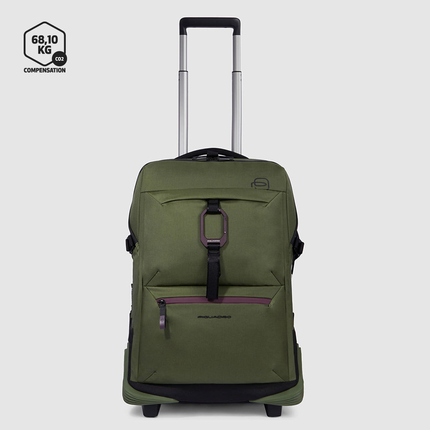 Piquadro Corner 2.0 Handgepäck 2-Rollen Koffer mit Laptopfach 17,3" Salbeigrün Piquadro Corner 2.0 Handgepäck 2-Rollen Koffer mit Laptopfach 17,3" Salbeigrün