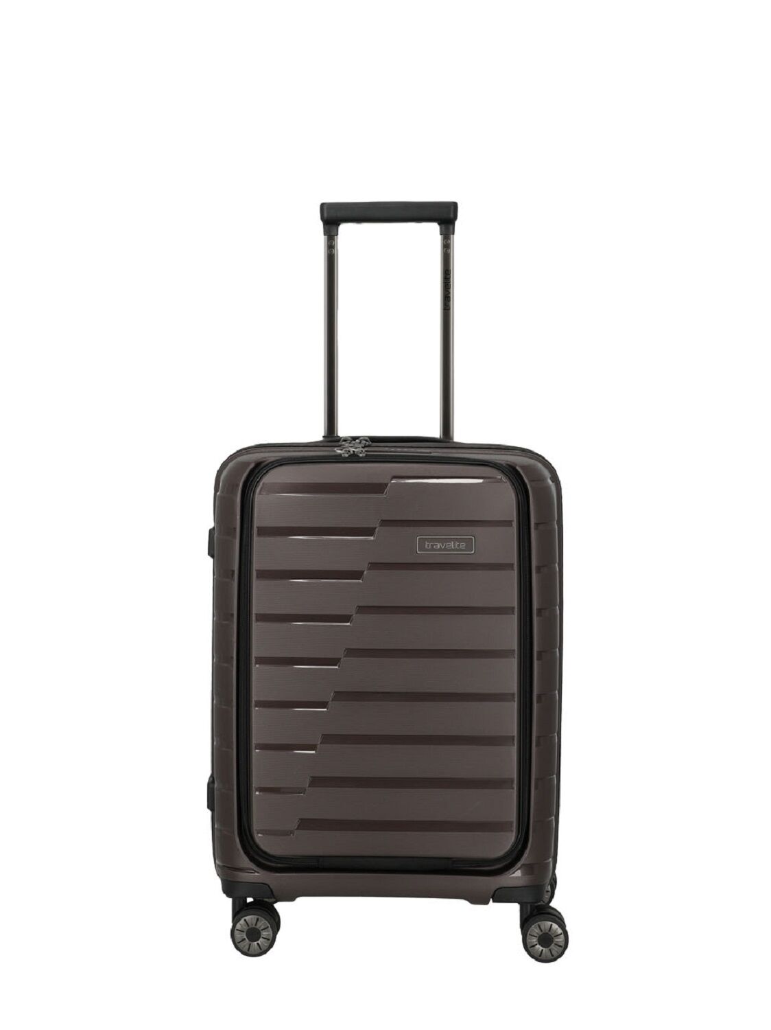 Travelite Air Base Trolley S, 4 Rollen mit Vortasche Coffee