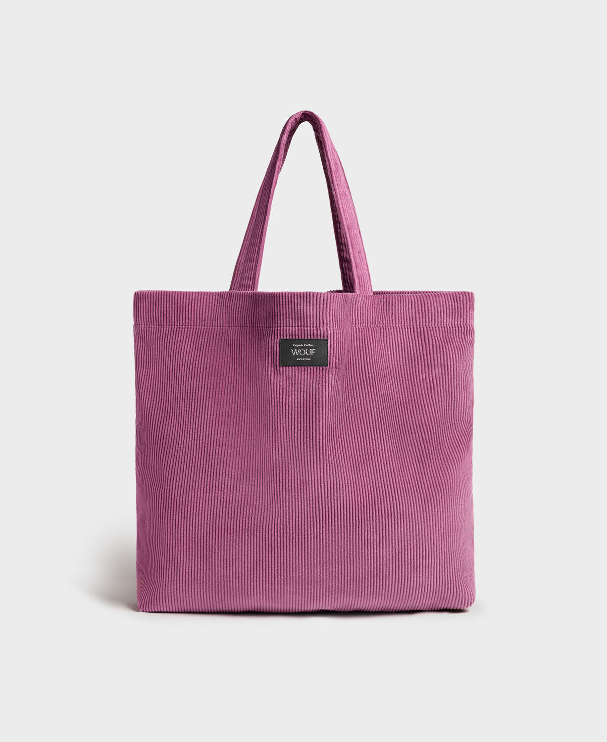 Wouf Corduroy Collection Tote Bag Mauve