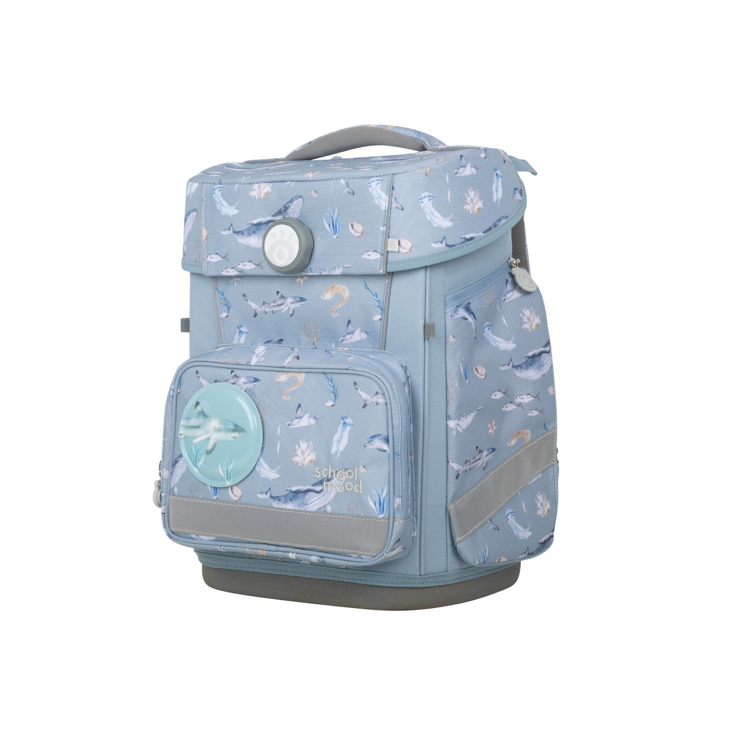 School-Mood Champion Maxx Nordic Collection, 7-tlg. Schulranzenset Aqua