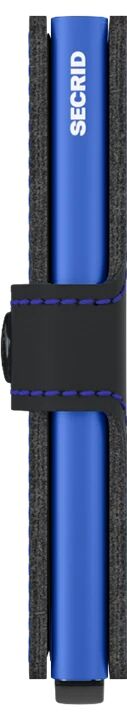 Secrid Miniwallet Matte MM-Black-Blue