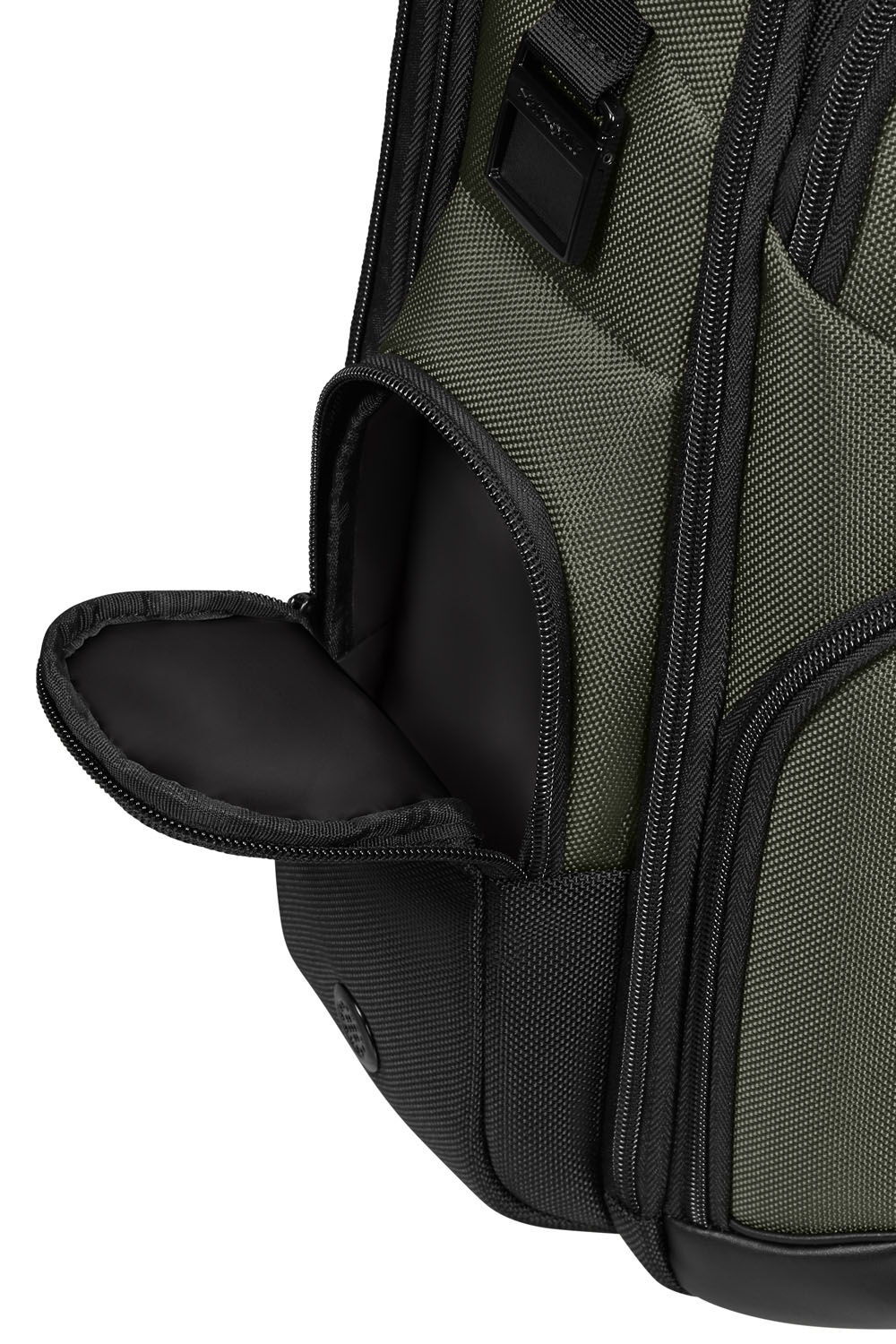 Samsonite Pro-DLX 6 Rucksack expandable 15.6" + GRATIS HOTELGUTSCHEIN Grün