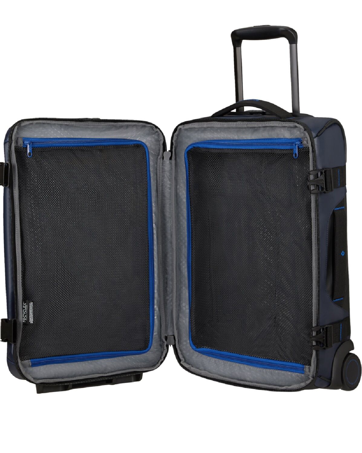 Samsonite Ecodiver Reisetasche mit Rollen & Doppelrahmen 55cm + GRATIS HOTELGUTSCHEIN Blue Nights Samsonite Ecodiver Reisetasche mit Rollen & Doppelrahmen 55cm + GRATIS HOTELGUTSCHEIN Blue Nights
