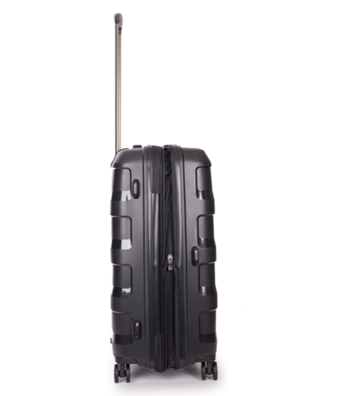 Stratic Straw + Hartschalen-Koffer M, erweiterbar black