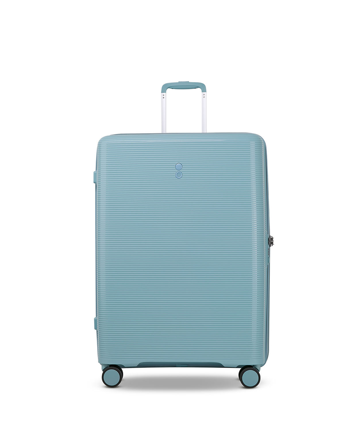 ECHOLAC Forza Koffer L 4-Rollen, erweiterbar Blue