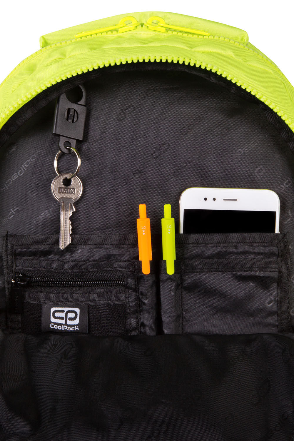 CoolPack Pick 17" 4tlg.Set Rucksack Gradient Lemon