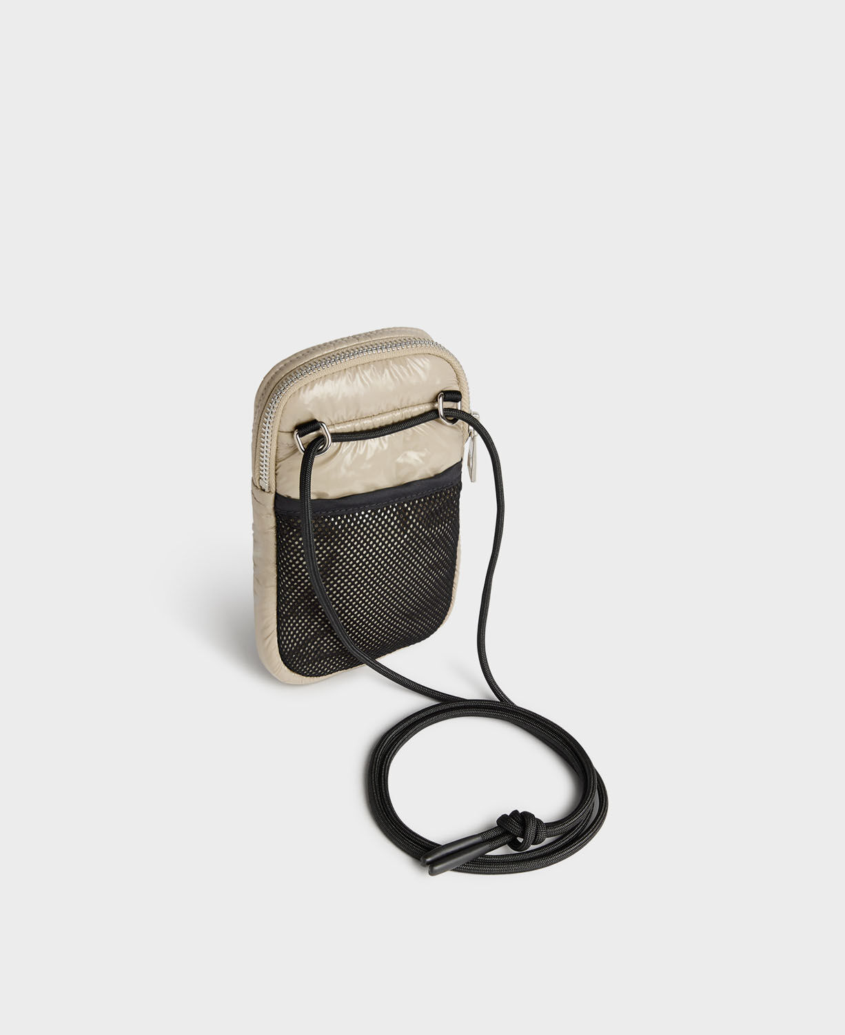 Wouf Quilted Collection Crossbody Phone Bag -Glossy Air