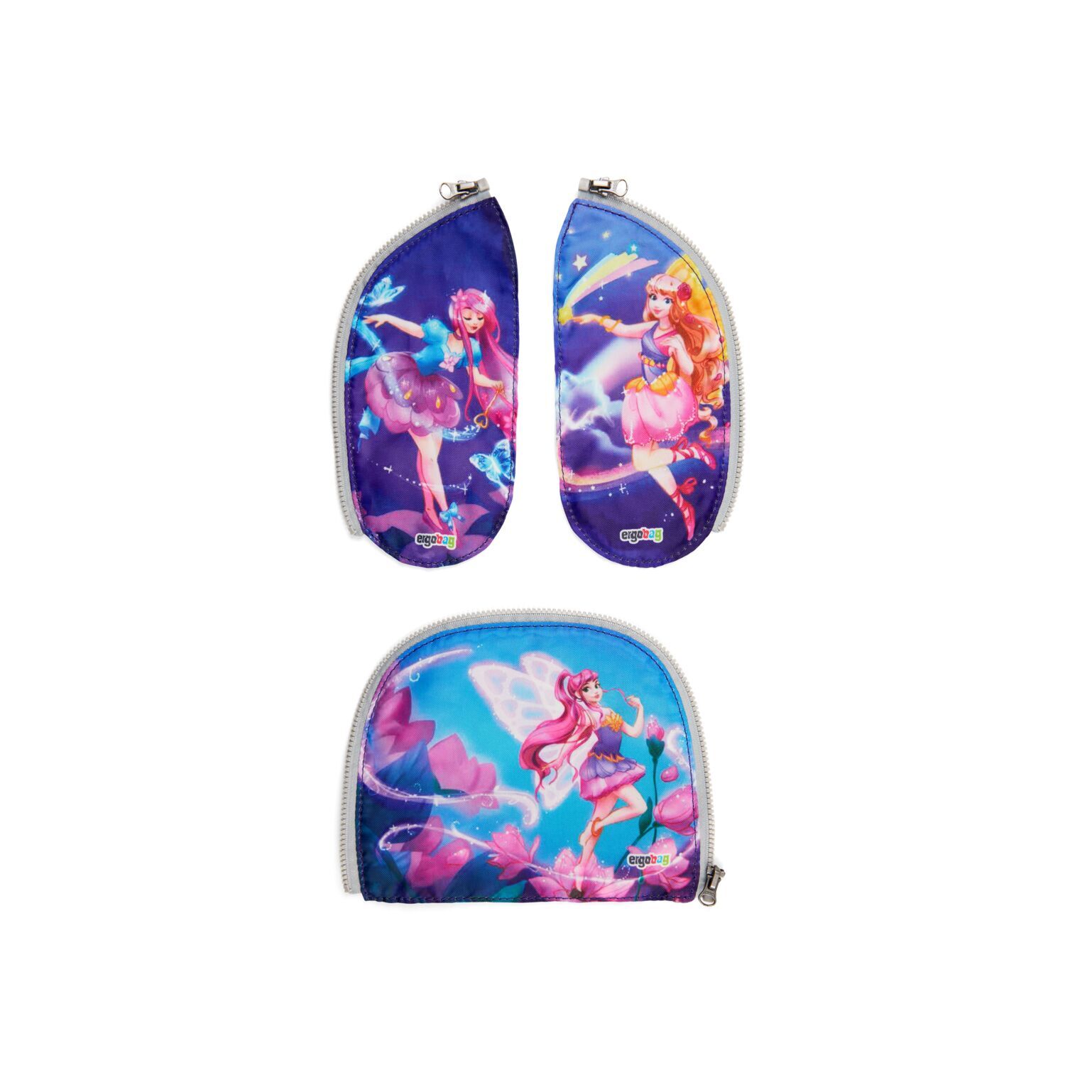ergobag Schulzubehör Zippies-Set, 3-teilig Fee