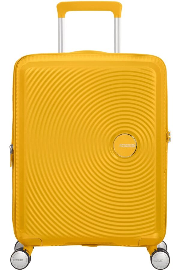 American Tourister Soundbox Trolley S 4R 55cm, erweiterbar Golden Yellow