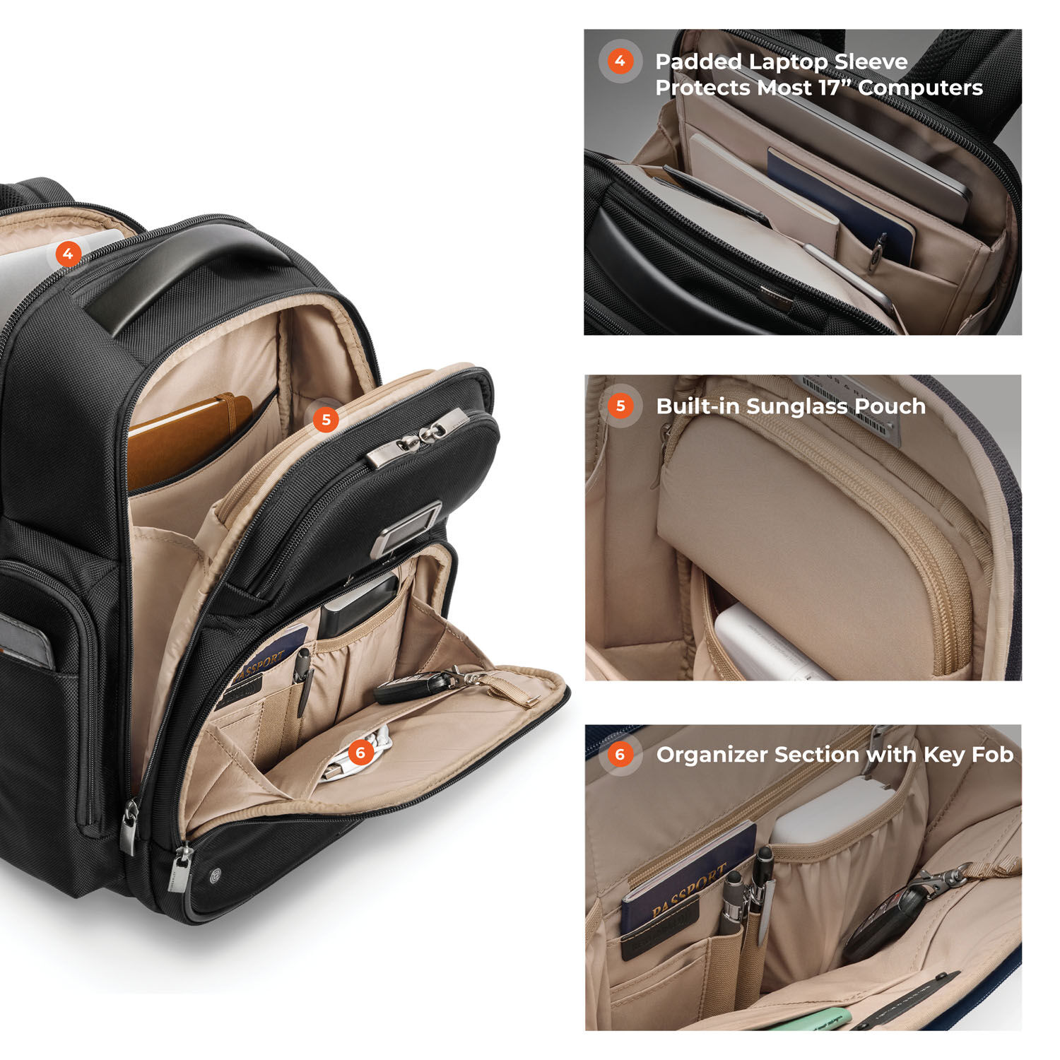 Briggs & Riley Business 2.0 Large Cargo Backpack Black