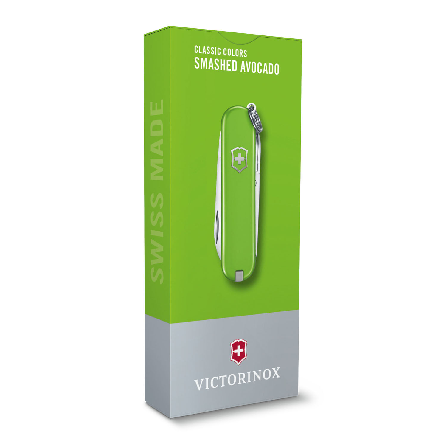 Victorinox Classic SD 7 Funktionen, kleines Taschenmesser Smashed Avocado