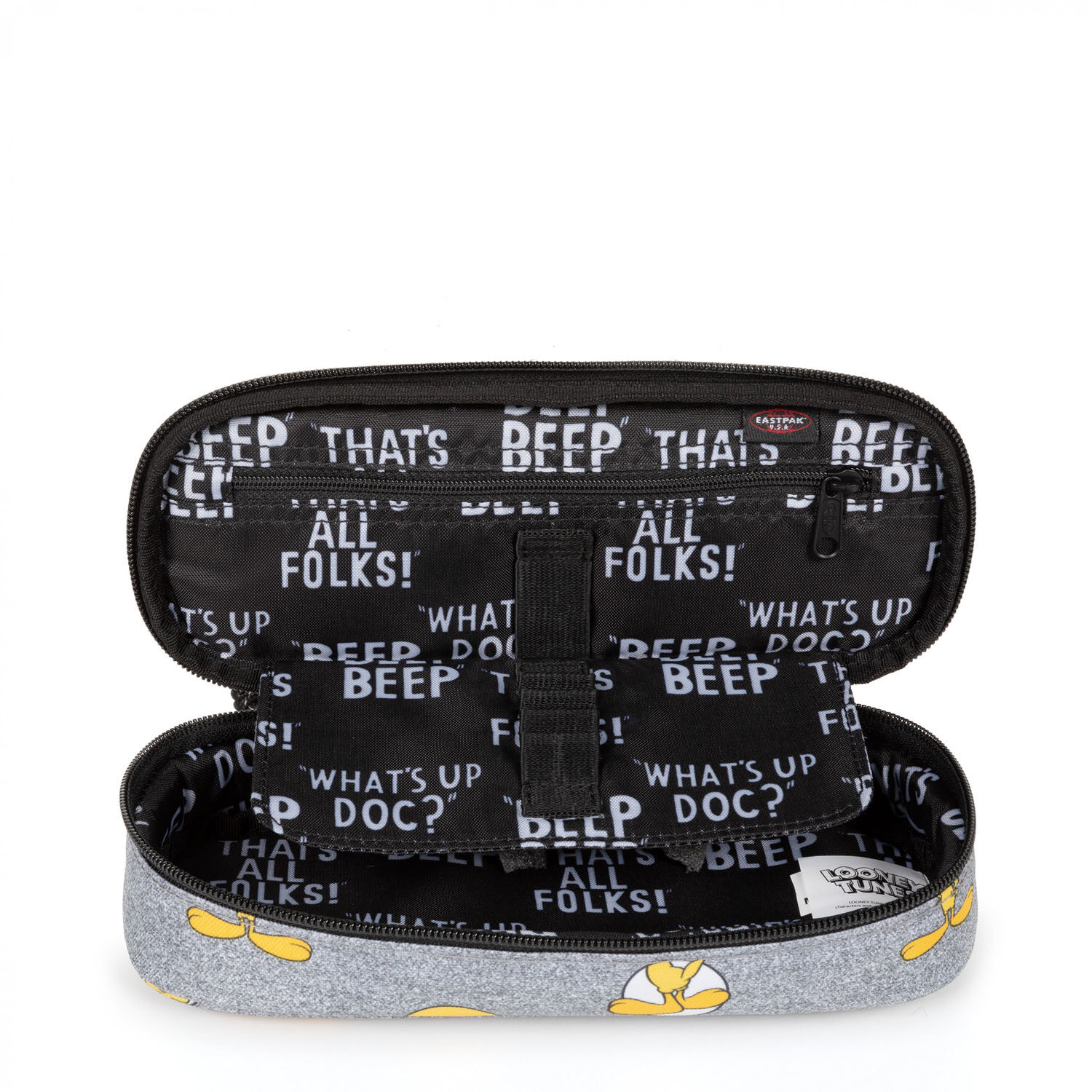 Eastpak OVAL SINGLE Mäppchen Looney Tunes Tweety Grey