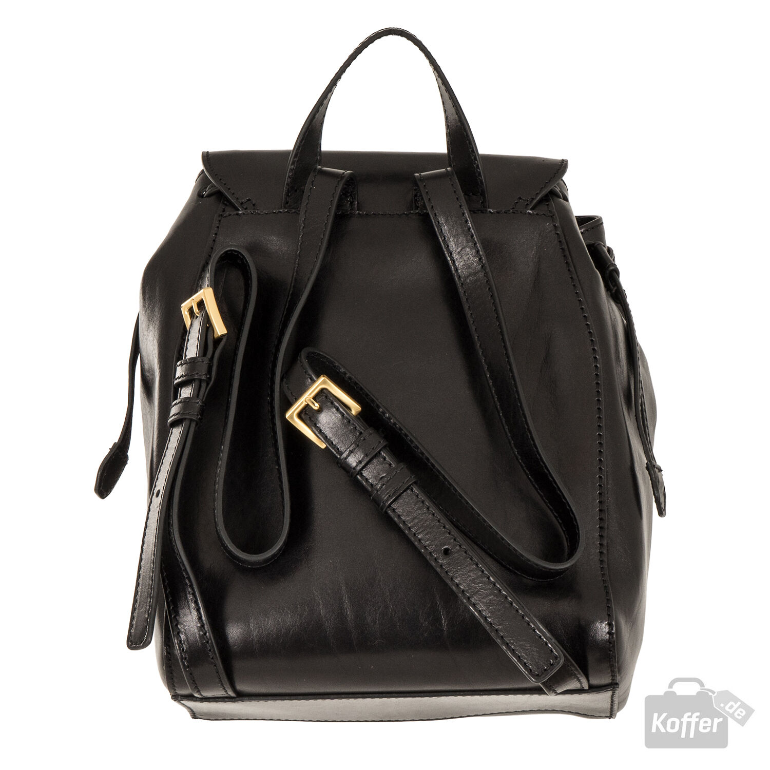 The Bridge Santacroce Rucksack nero/gold The Bridge Santacroce Rucksack nero/gold