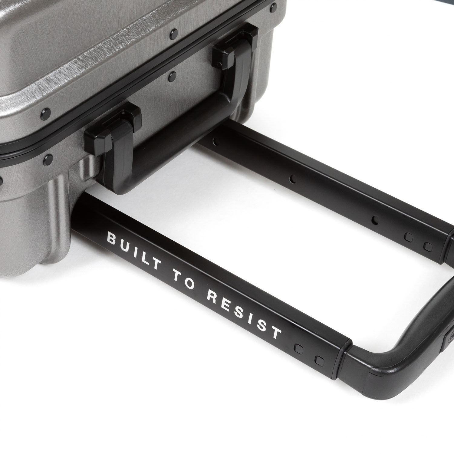 Eastpak RESIST'R CASE S Robuster Hartschalen-Trolley Brushed Metal