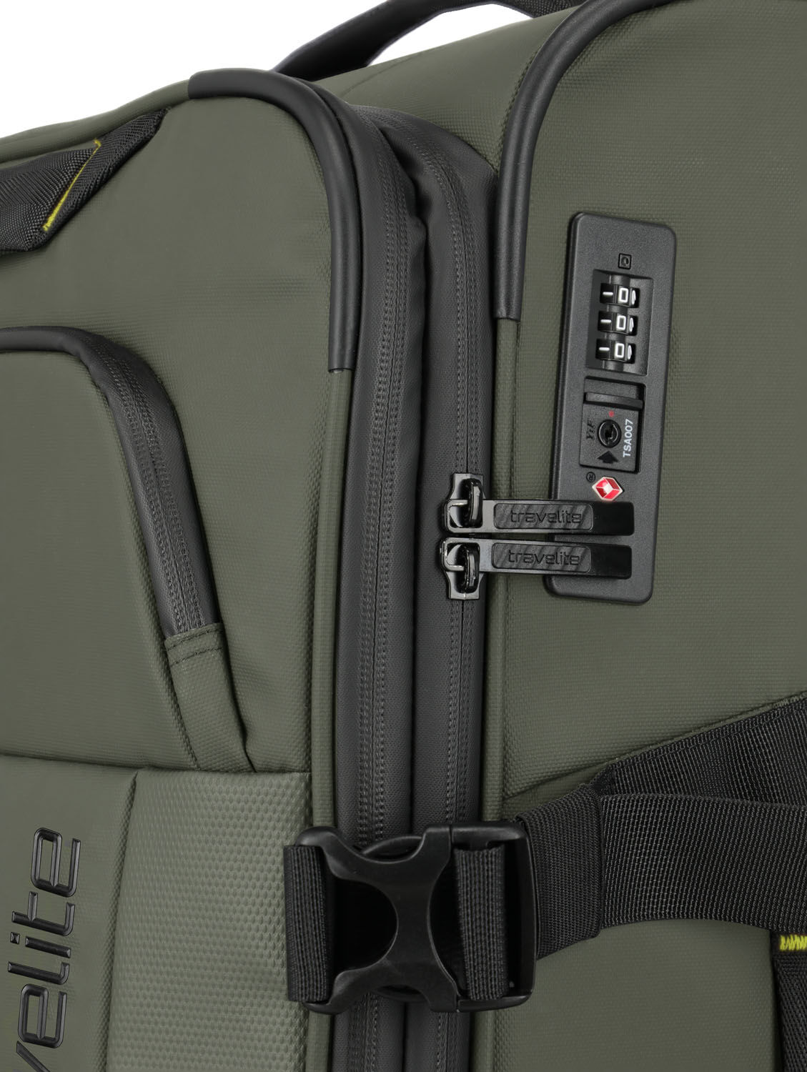 Travelite BRIIZE Trolley L 4-Rollen erweiterbar Khaki