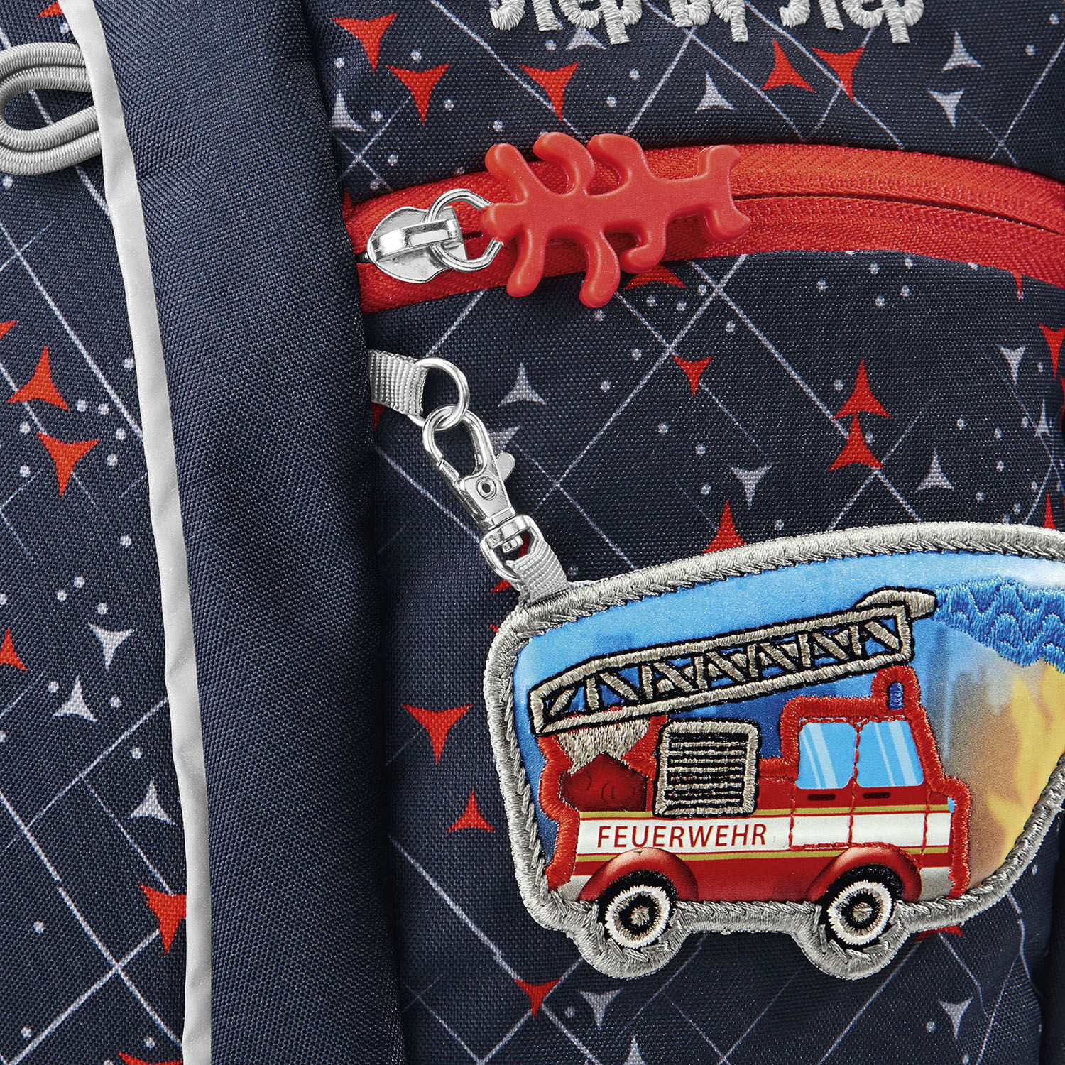 Step by Step Kinderrucksack KIGA MINI Kindergartenrucksack-Set Fire Truck Finn
