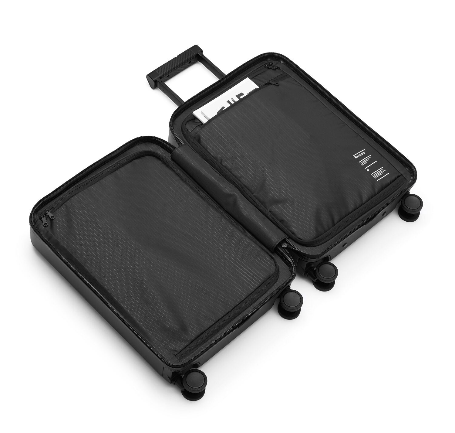 D_b_ Ramverk Carry-on 55cm, 4 Rollen Black Out