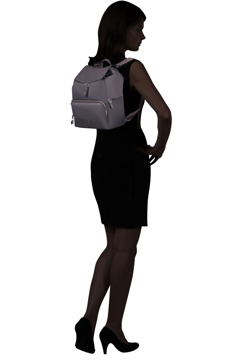 Samsonite Karissa 2.0 Rucksack mit Lasche Eco Dark Grey