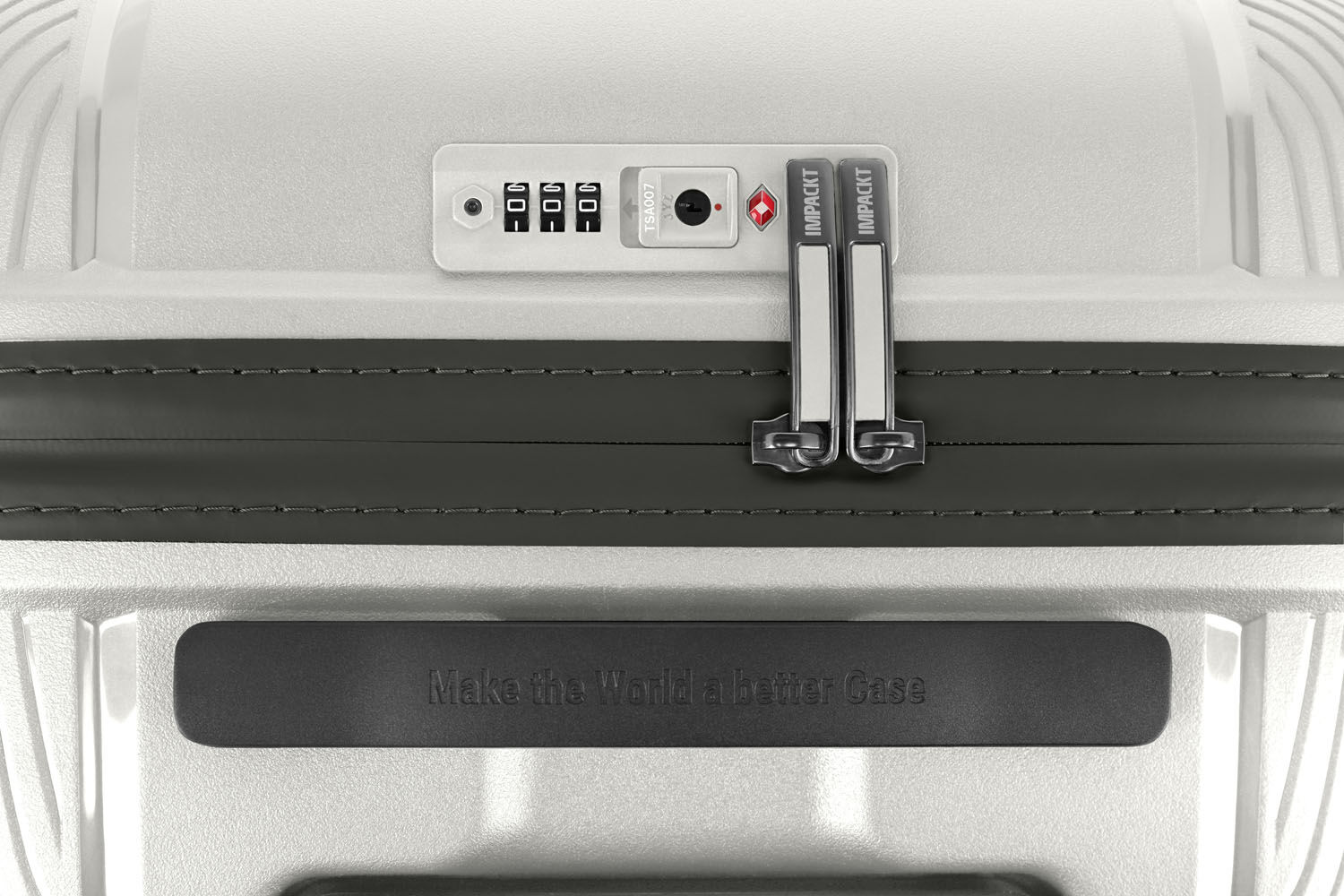 IMPACKT IP1 Koffer L, 4-Rollen Polar white