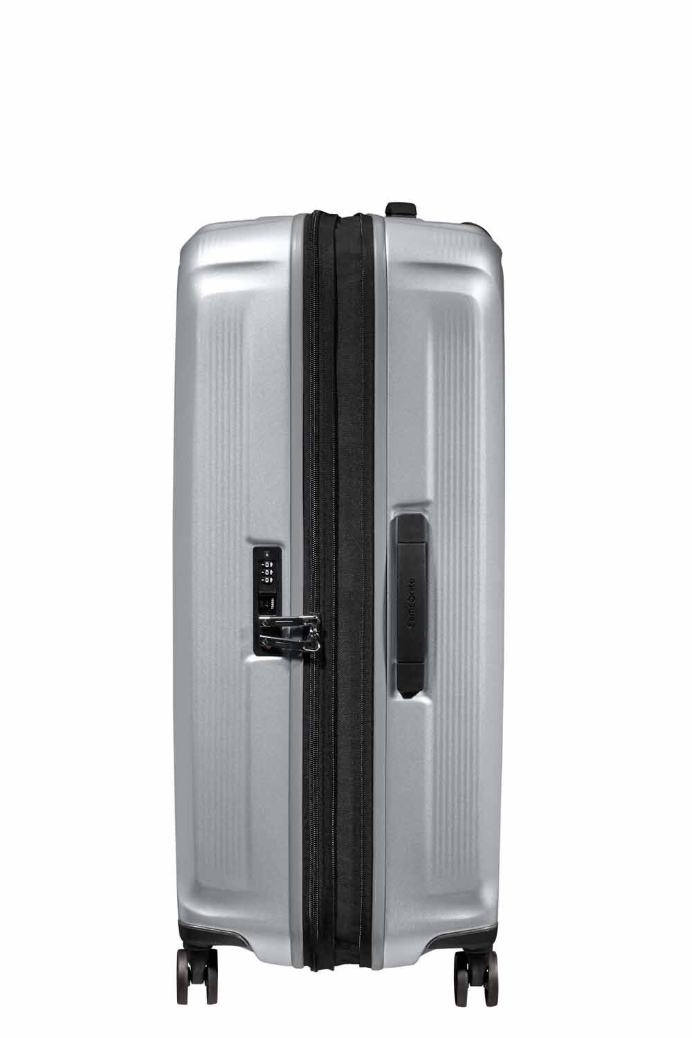 Samsonite Nuon Trolley mit 4 Rollen erweiterbar 75cm + GRATIS HOTELGUTSCHEIN Matt Silver Samsonite Nuon Trolley mit 4 Rollen erweiterbar 75cm + GRATIS HOTELGUTSCHEIN Matt Silver