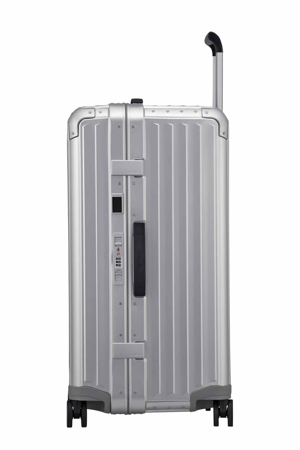 Samsonite Lite-Box Alu Trunk 74cm mit 4 Rollen + GRATIS HOTELGUTSCHEIN Aluminium