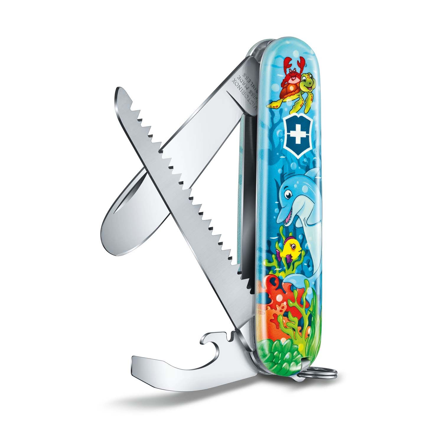 Victorinox My First Victorinox Set, Tier-Edition, Kindertaschenmesser Delfin Edition Victorinox My First Victorinox Set, Tier-Edition, Kindertaschenmesser Delfin Edition